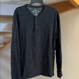 Marc Anthony Men's Black Long Sleeve Shirt